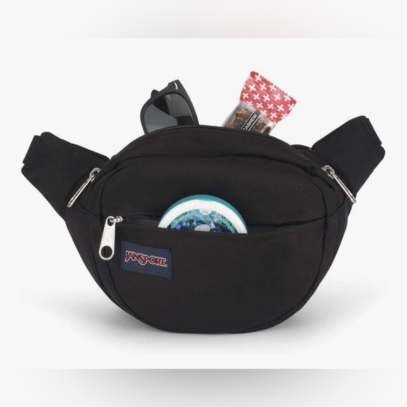 Jansport Black Streamlined Waist Bag - Picture 2 of 4